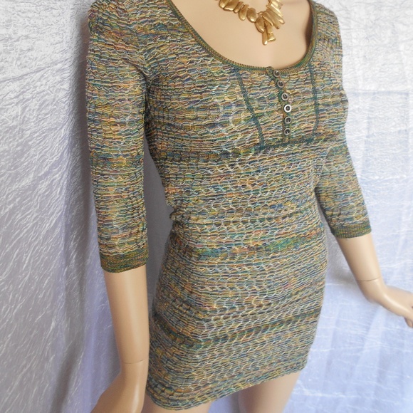 Nwt $128 FREE PEOPLE Emerald Dodycon Dress Sz PS - Picture 4 of 7